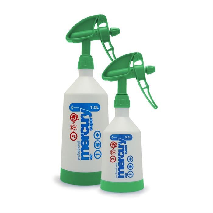 Kwazar Sprayers Kwazar Mercury Pro+ Double-Action Trigger Spray Bottle (Green)