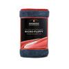 Swissvax Micro-Fluffy Wax Towel - Anthracite with Red Edge