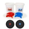 UF Wash & Rinse Bucket Set With Scratchshields & Lids