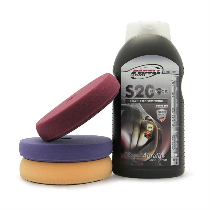 SCHOLL Concepts S20 Black 1-Step Polishing Kit