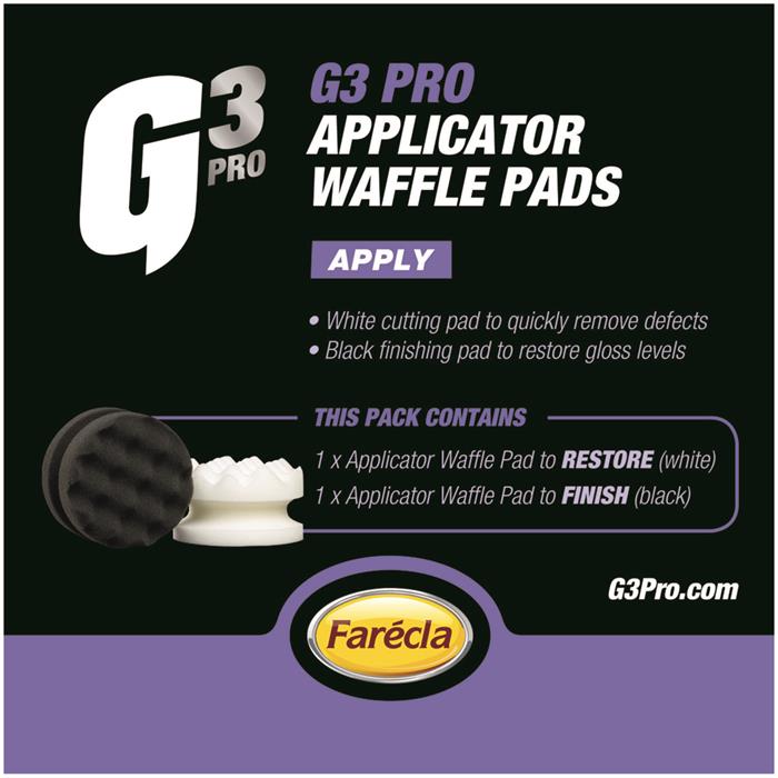 Farecla G3 Professional Applicator Waffle Pads (2 Pack) Ultimate Finish