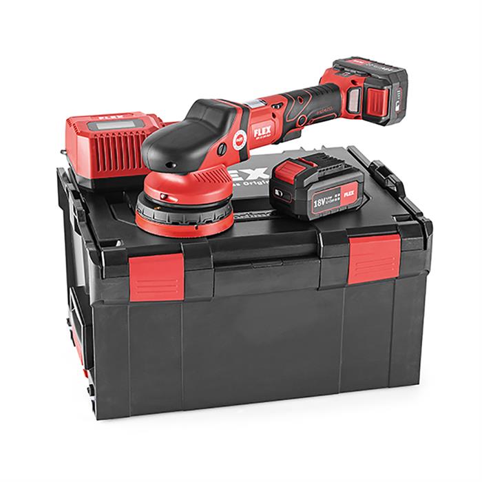 FLEX XFE 15 125 18.0-EC Dual Action (Cordless) 2 Battery Set