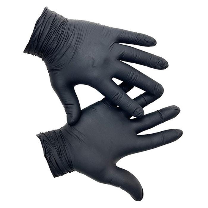 Ultimate Finish Premium Powder Free Black Nitrile Gloves