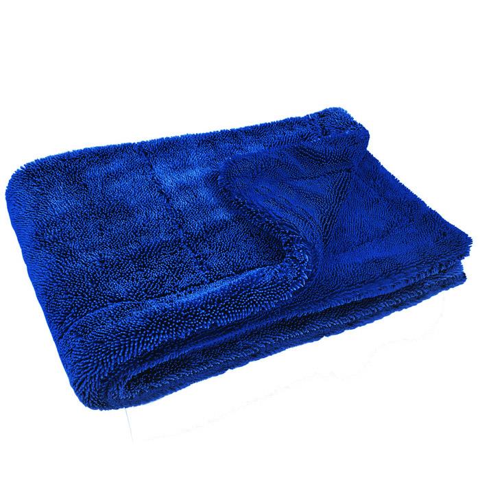 Ultimate Finish Twisted Loop Double Sided Drying Towels Blue (60cm & 80cm)