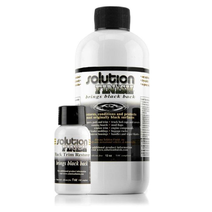 Solution Finish Black Trim Restorer (30ml & 354ml)