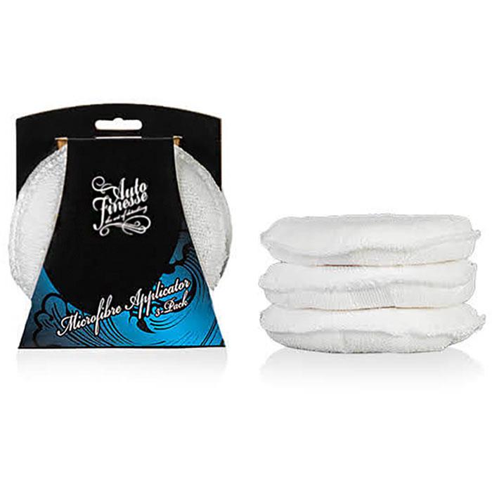 Auto Finesse Microfiber Applicators (3 Pack) Car Cleaning Applicators