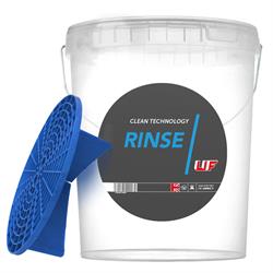 Ultimate Finish UF Detailing Rinse Bucket (Blue Grit Guard™ & Lid)