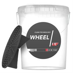 Ultimate Finish UF Detailing Wheel Bucket (Black Grit Guard™ & Lid)