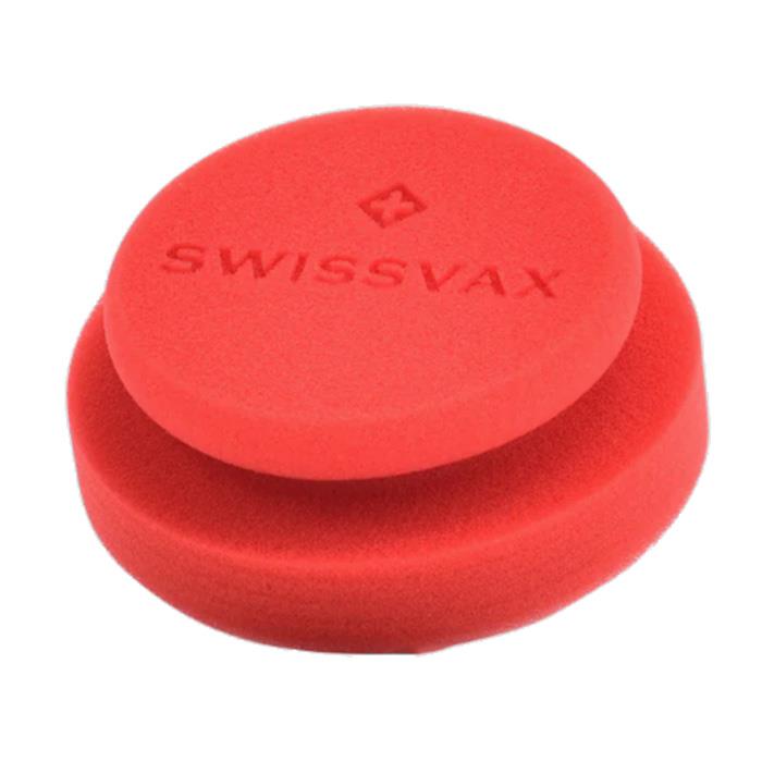 Swissvax Hand Puck Wax Applicator Red Ergonomic Car Applicator
