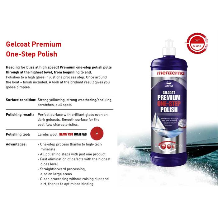 Menzerna Gelcoat Premium One-Step Polish