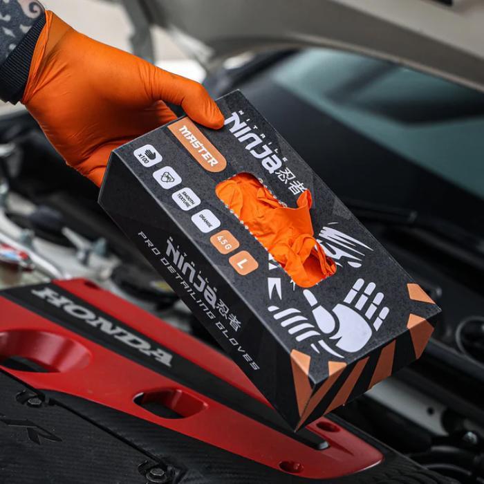 NitraMax Orange Master Pro Detailing Gloves