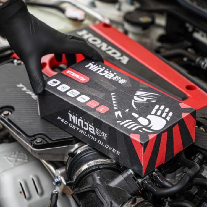 NitraMax Black Stealth Pro Detailing Gloves