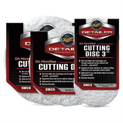 Meguiars Meguiar's DA Microfibre Cutting Disc 2 Pack (75mm, 125mm & 150mm)