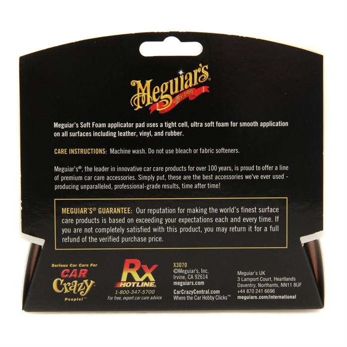 Meguiars Soft Foam Applicator Pad