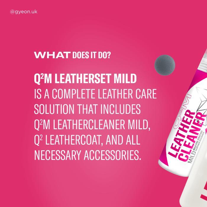 GYEON Q²M LeatherSet Natural
