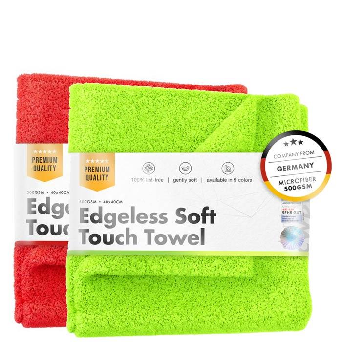 Chemicalworkz 500GSM Edgeless Soft Touch Polishing Cloth (Red & Green)