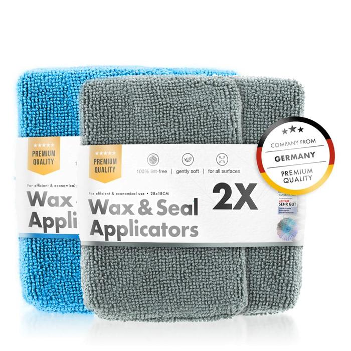 Chemicalworkz Microfibre Waxing/Sealant Applicator (Grey & Blue)