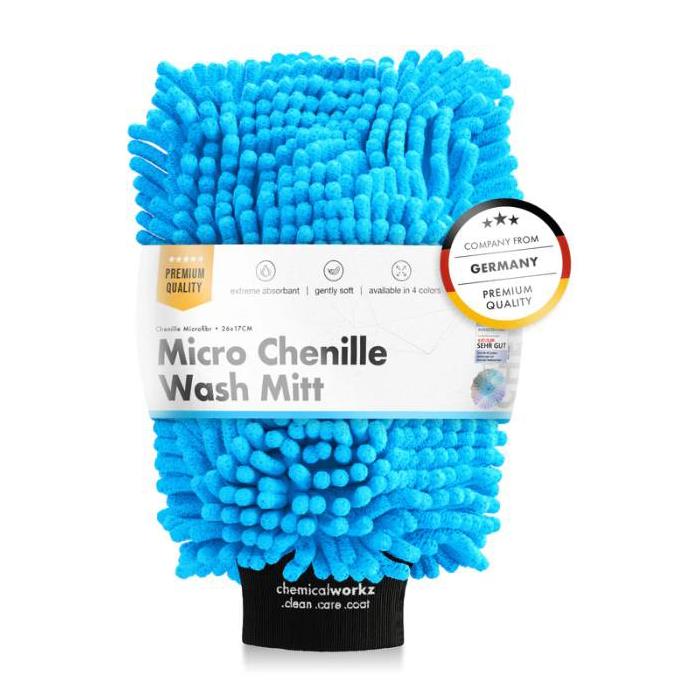 Chemicalworkz Chenille Wash Mitt (Blue)