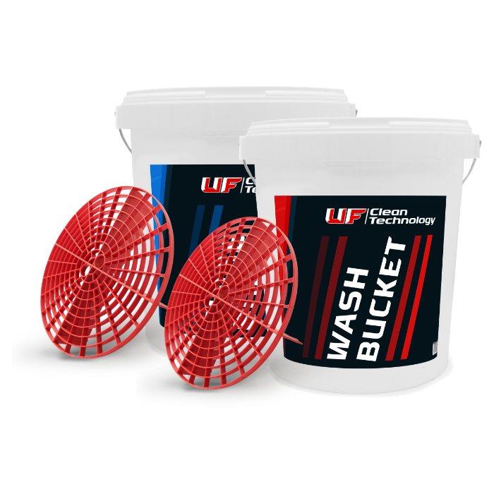 Ultimate Finish UF Detailing Bucket Sets With Grit Guard™ (Wash, Rinse & Wheel)