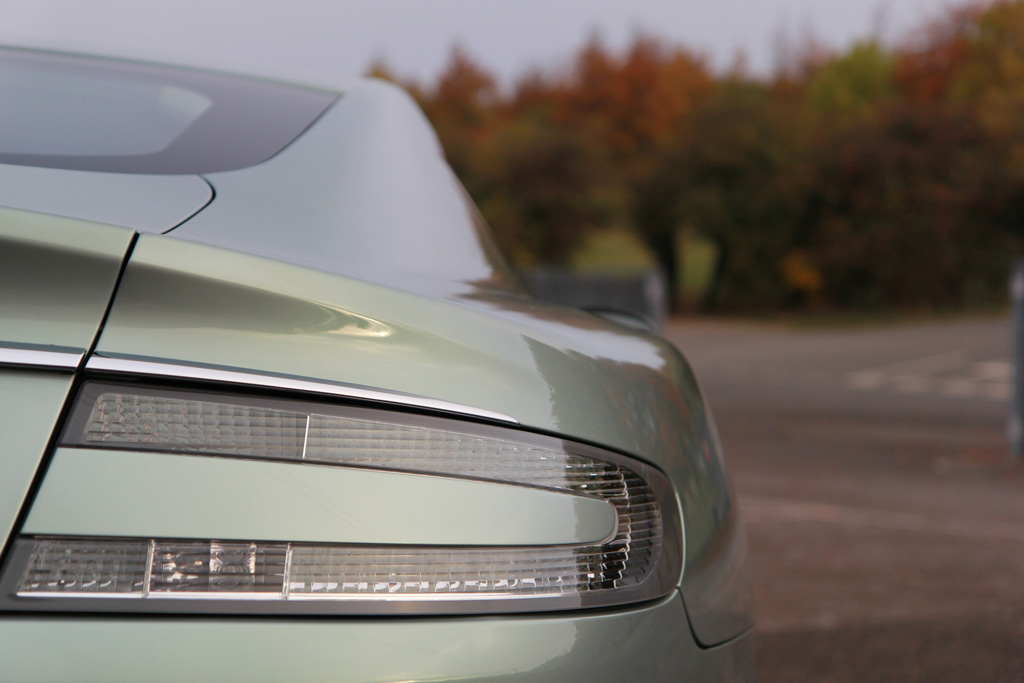 Accentuating The Elegant Lines Of A 'Hardly Green' Aston Martin Rapide
