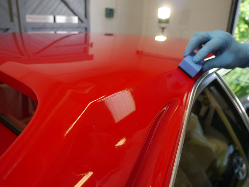Gtechniq EXO v2 applied to Ferrari 308 GT4 at Ultimate Detailing Studio