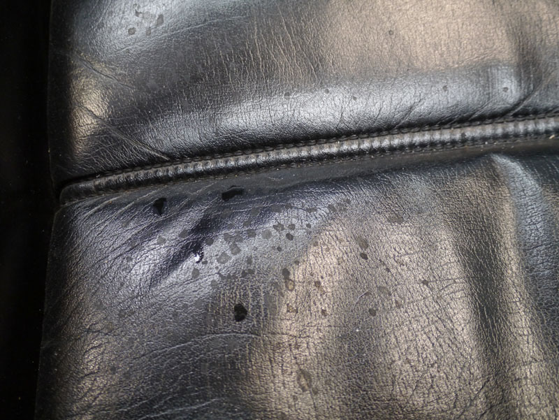BMW 325i cabriolet leather cleaned and protected using Swissvax Leather Care products