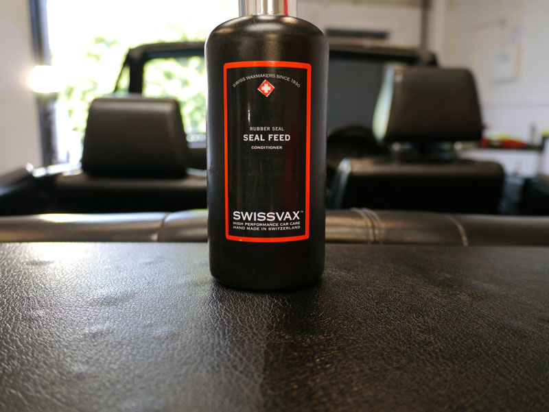 BMW 325i Cabriolet interior restored using Swissvax Seal Feed