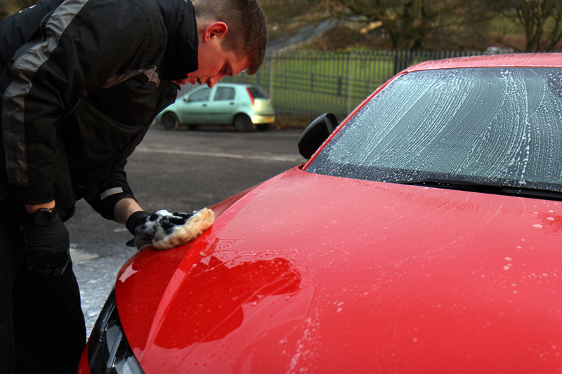 Dual-Layer New Car Protection For A Catalunya Red Audi TT RS