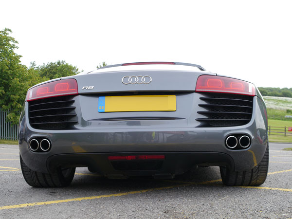 Audi R8 refined with 3M Ultrafina and treated with 22PLE VX1 Pro Signature Glass Coating