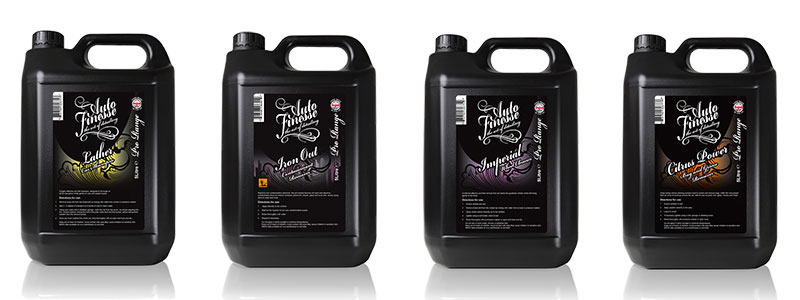 Auto Finesse car care products, 'by detailers, for detailers', available at Ultimate Finish