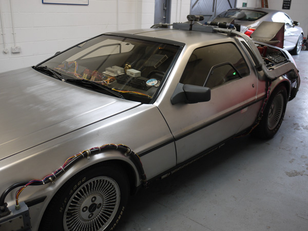 Ultimate Finish Goes Back To The Future - Elite Transportation Cover for the Delorean Time Machine