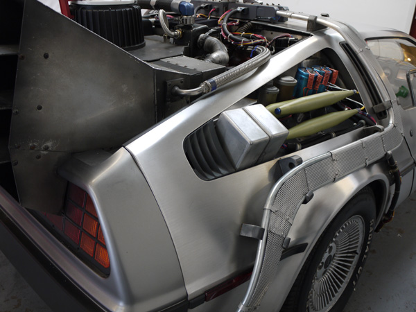 Ultimate Finish Goes Back To The Future - Elite Transportation Cover for the Delorean Time Machine