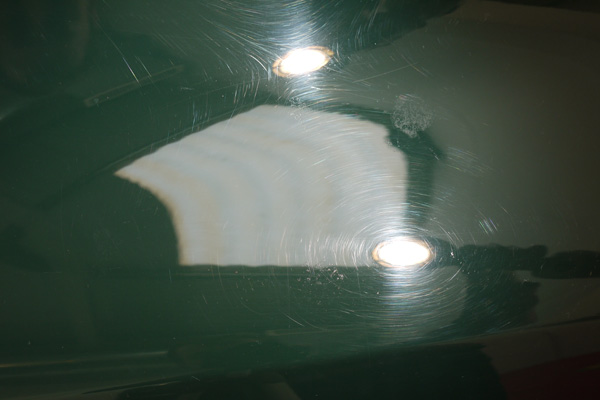 Bentley GT - swirls and bird lime etching