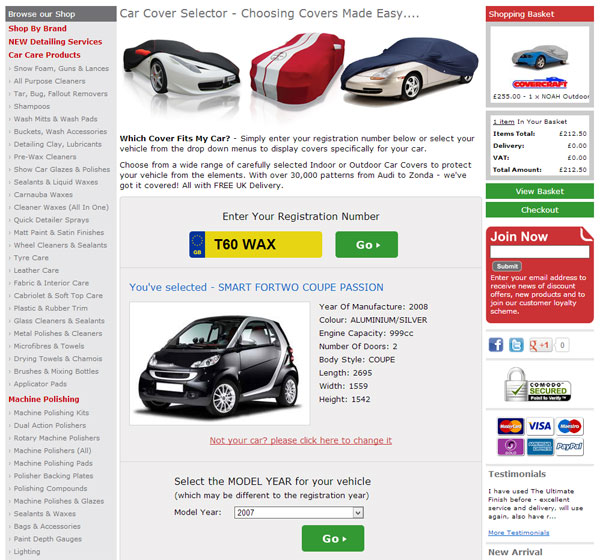 Car Cover Selector - Finding The Right Cover For Your Car