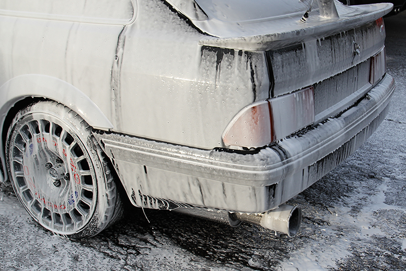 Ford Sierra Cosworth Paint Correction & Show Detail