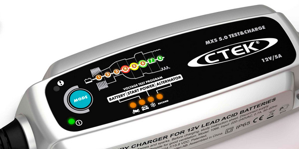 CTEK MXS 5.0 'Test & Charge'