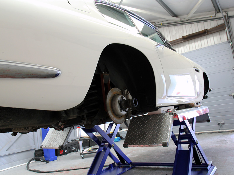 Wheels removed