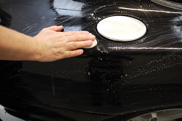 Ferrari 575M Maranello paintwork clayed prior to paint correction