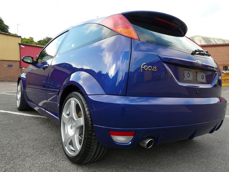 Gloss Enhancement Treatment Completed for Imperial Blue Ford Focus RS