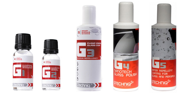 Gtechniq Glass Care Products from Ultimate Finish