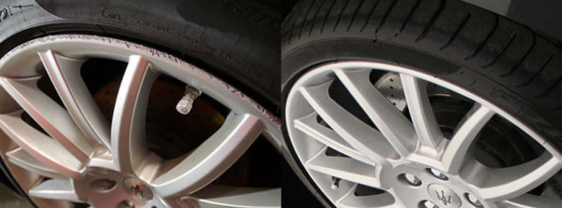 Alloy Wheel Refurbishment for 16 to 21 Inch Rims