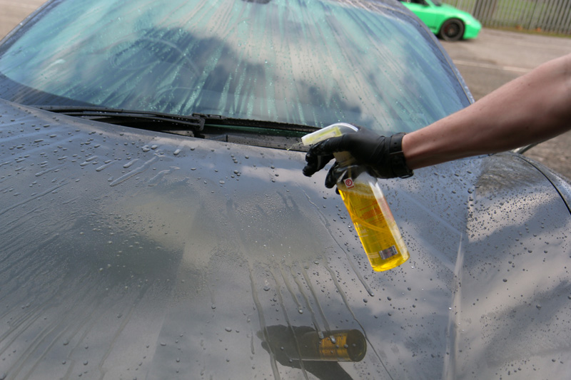 Spraying a post-wash maintenance product onto a panel will encourage water beading, aid with drying & help prevent water spot marks developing. Post Wash Maintenance - Getting The Most From Your Nano-Coating