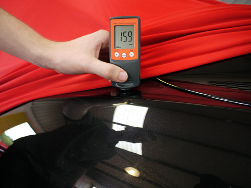 Paintwork Depth Reading on a Ferrari California