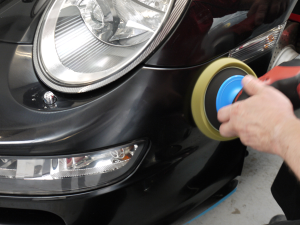 FLEX PE14-2-15 Rotary Machine Polisher tackles swirling on Porsche 997 Carrera S