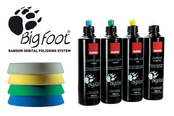 RUPES BigFoot Gel Compounds & Foam Pads