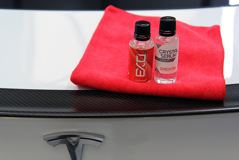 Tesla P90D New Car Protection Package with Gtechniq Crystal Serum Light