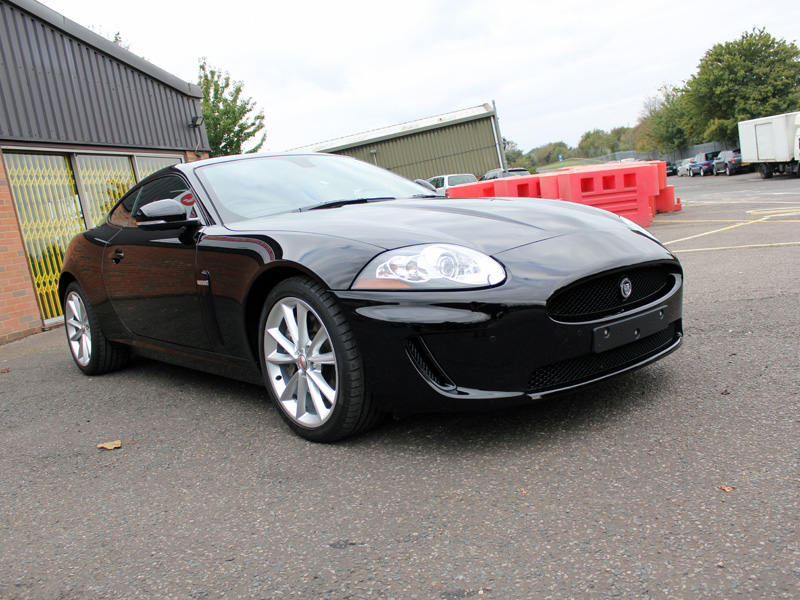 Metallic Black Jaguar XK Has Its Cherry Flake Restored