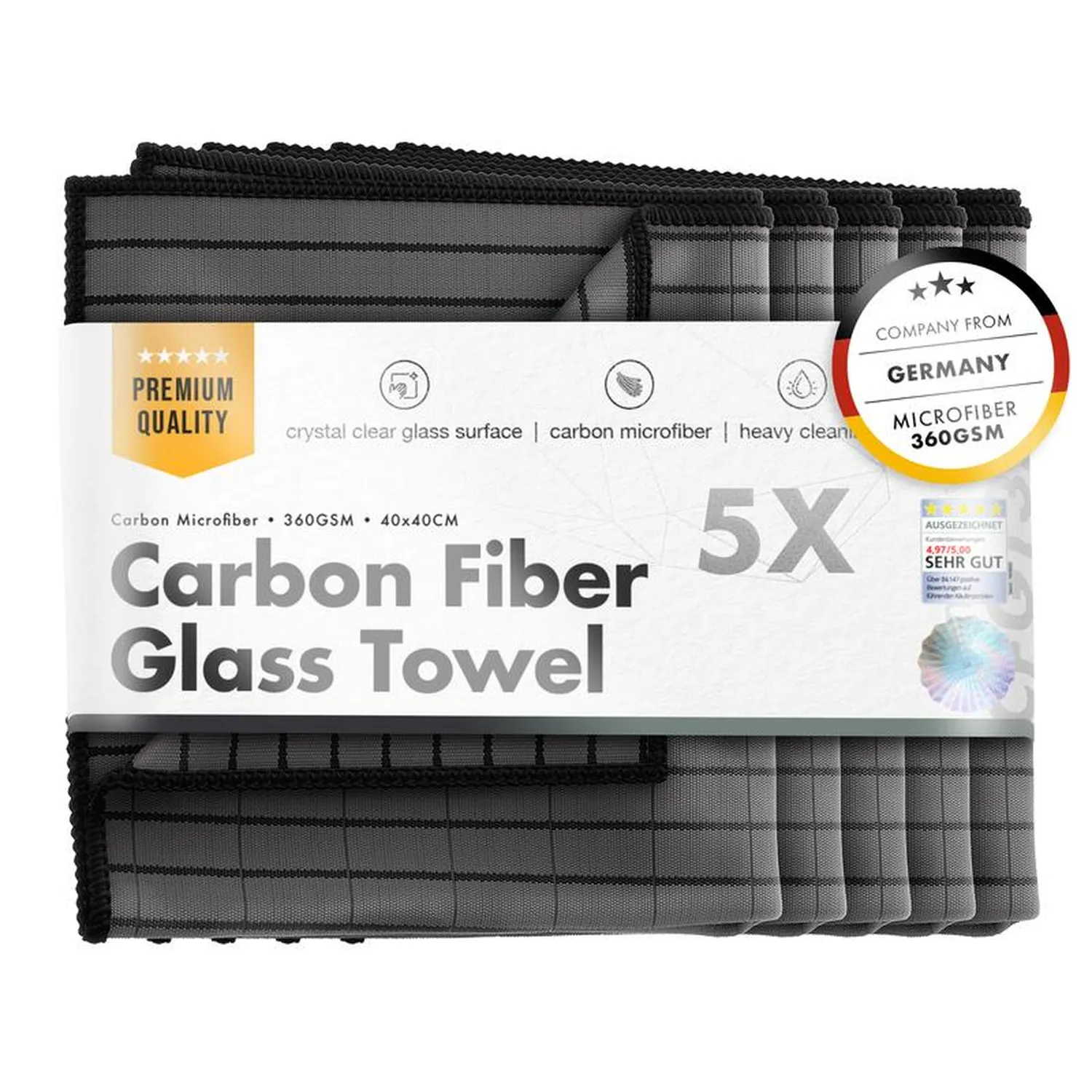 Carbon Fibre Glass Towel - Image 2