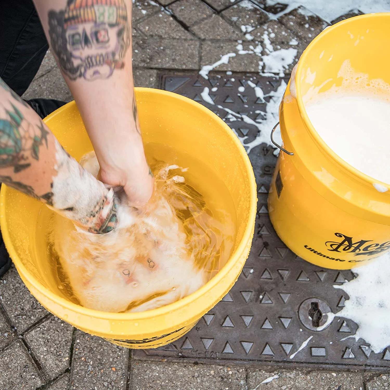 Yellow 5 US Gallon Bucket - Image 4