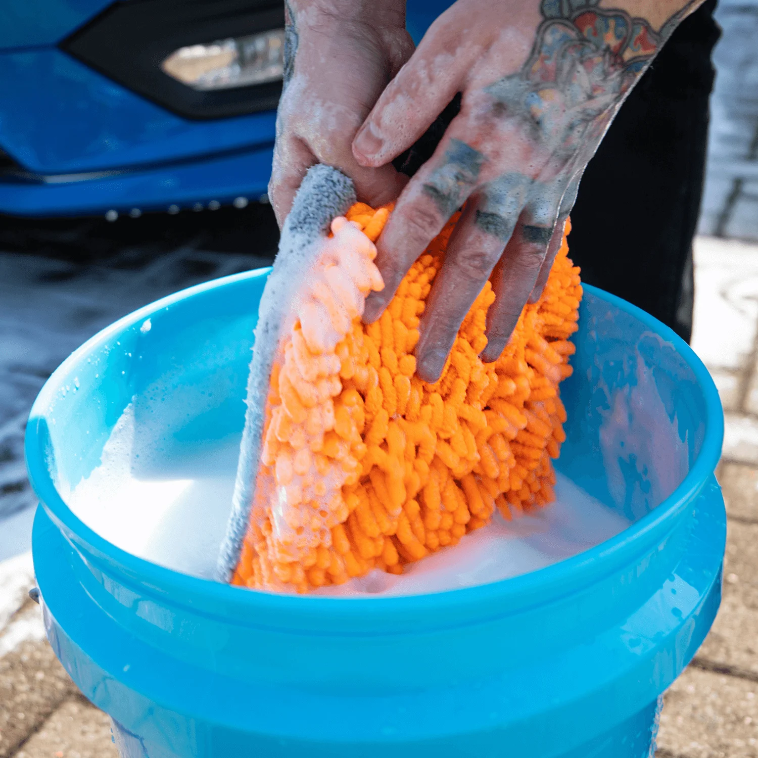 Hybrid Microfiber Wash Mitt - Image 3